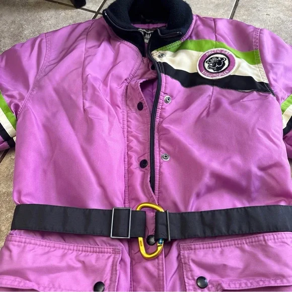 Women's Vintage Pink Ski suit - Picture 7 of 7